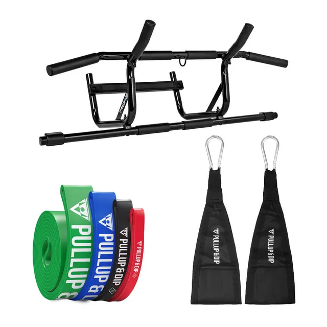 pullup-dip-t-r-klimmzugstange-einsteiger-set-klimmzugstange-ohne-bohren-mit-klim image 1