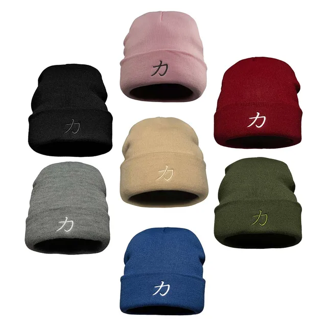 strength-shop-beanie-m-tze-einheitsgr-e-gesticktes-logo image 1