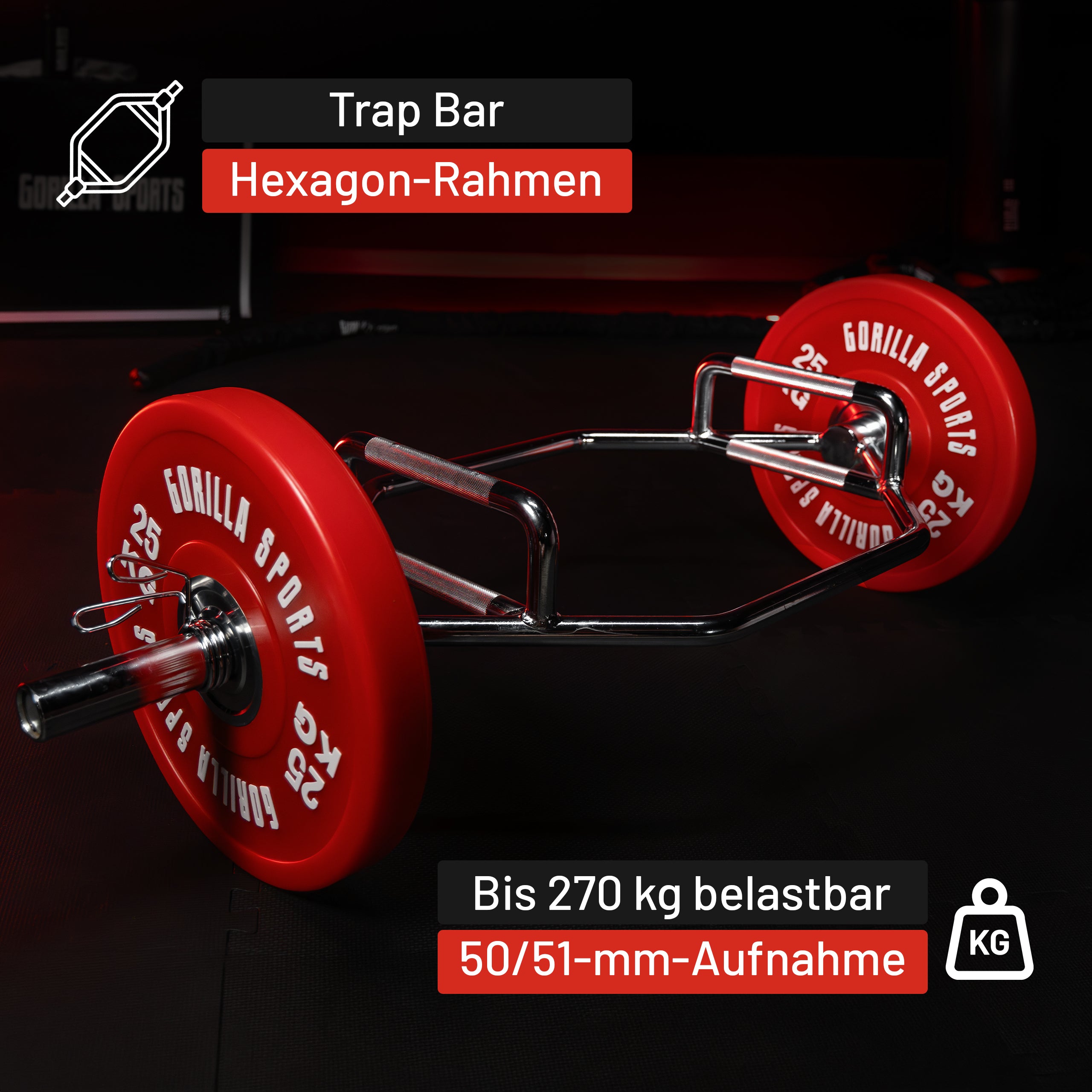gorilla-sports-trap-bar-hex-bar-mit-verschl-ssen-spezial-hantelstange image 3