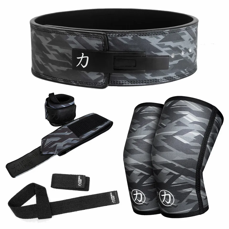 strength-shop-strength-kit-10mm-dark-camo-powerlifting-set image 1