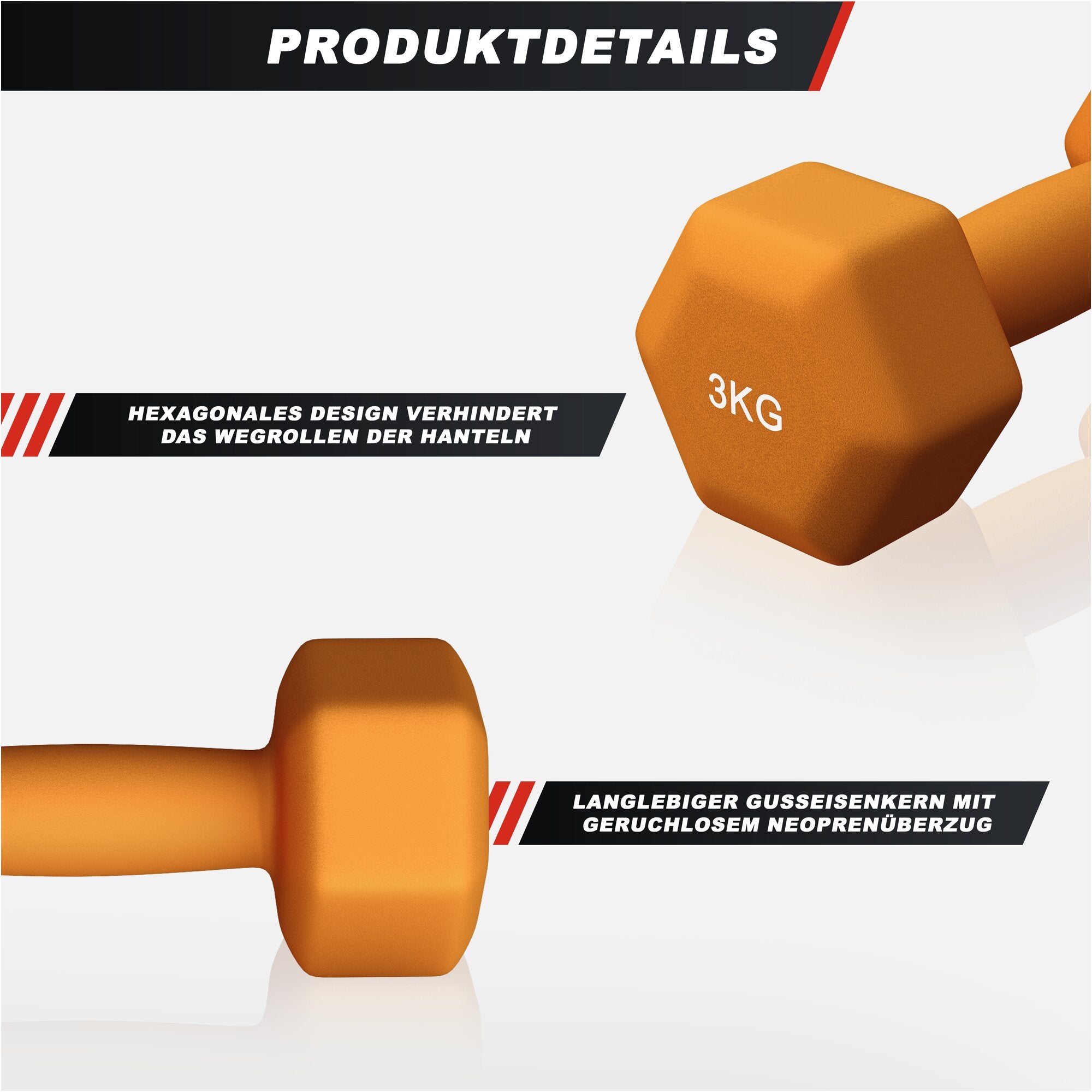 gorilla-sports-neopren-kurzhantel-hexagon-2-10-kg image 3