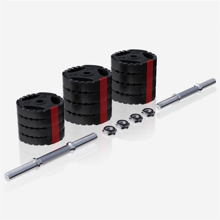 gorilla-sports-kurzhantel-set-kunststoff-gripper-30-kg-mit-sternverschl-ssen image 3