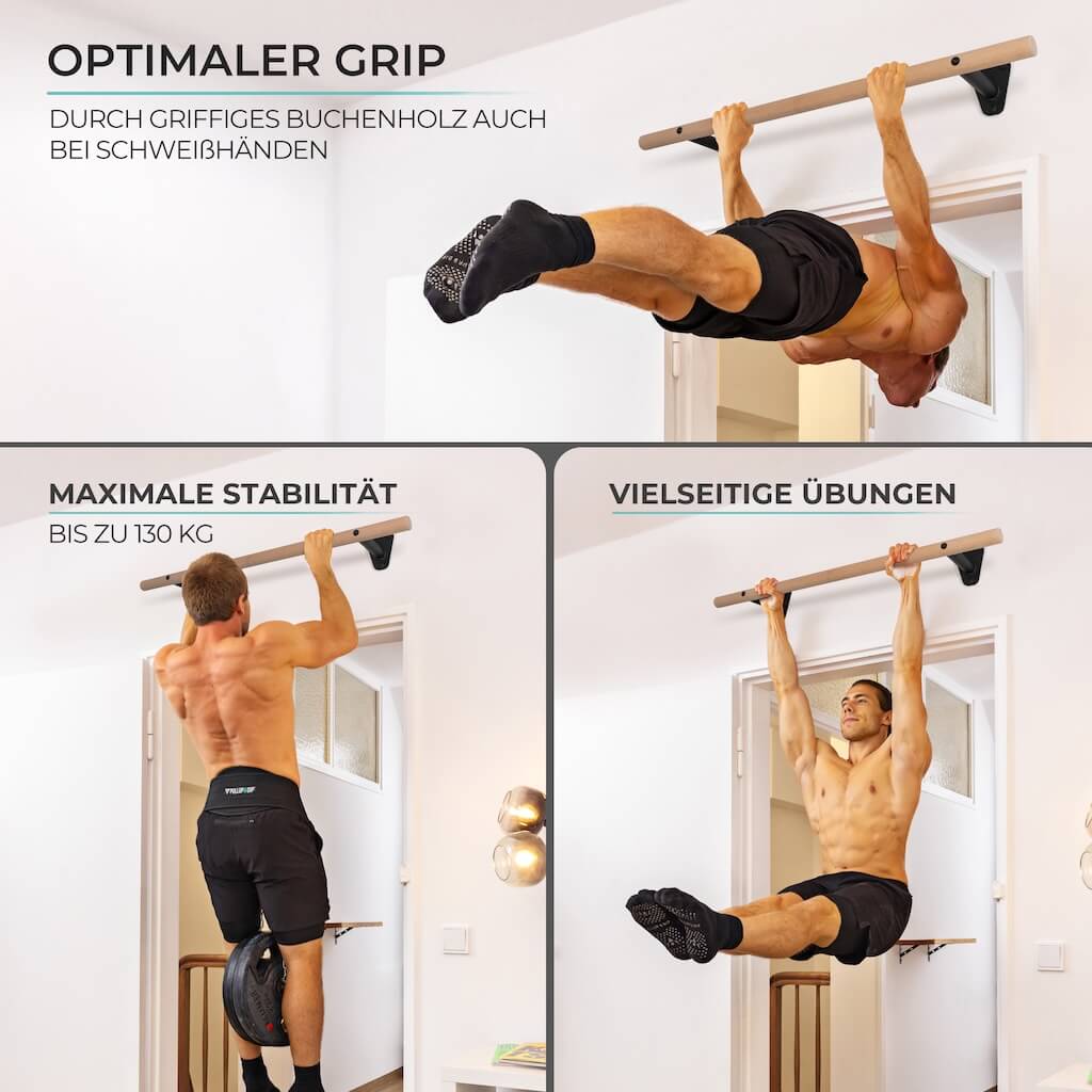 pullup-dip-holz-klimmzugstange-turnringe-set-wandmontage image 5