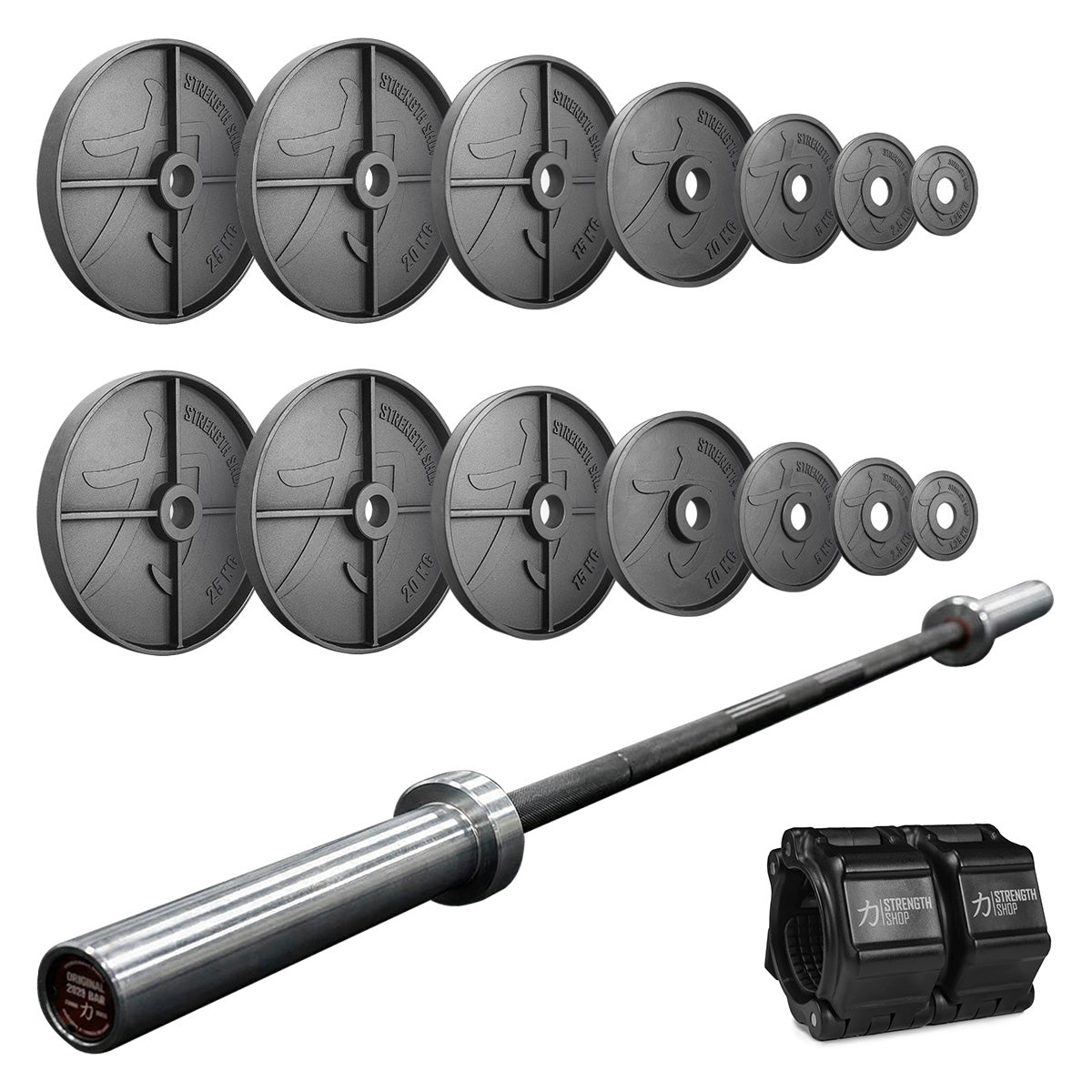 strength-shop-powerlifter-s-legacy-bundle-157-5kg-deep-dish-gusseisen-set-power- image 1