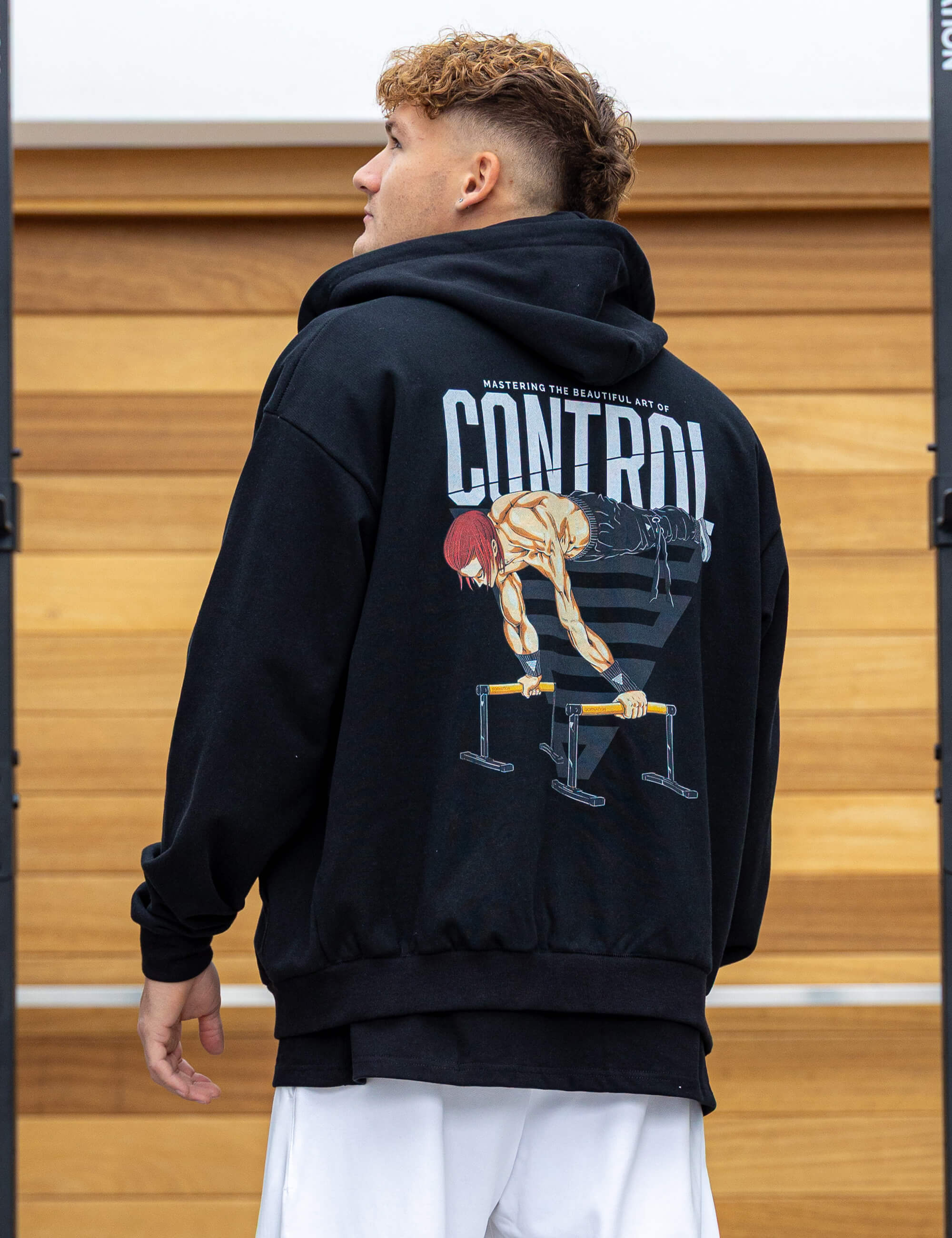 gornation-anime-oversized-zip-hoodie-control-limited-edition-baumwolle image 1