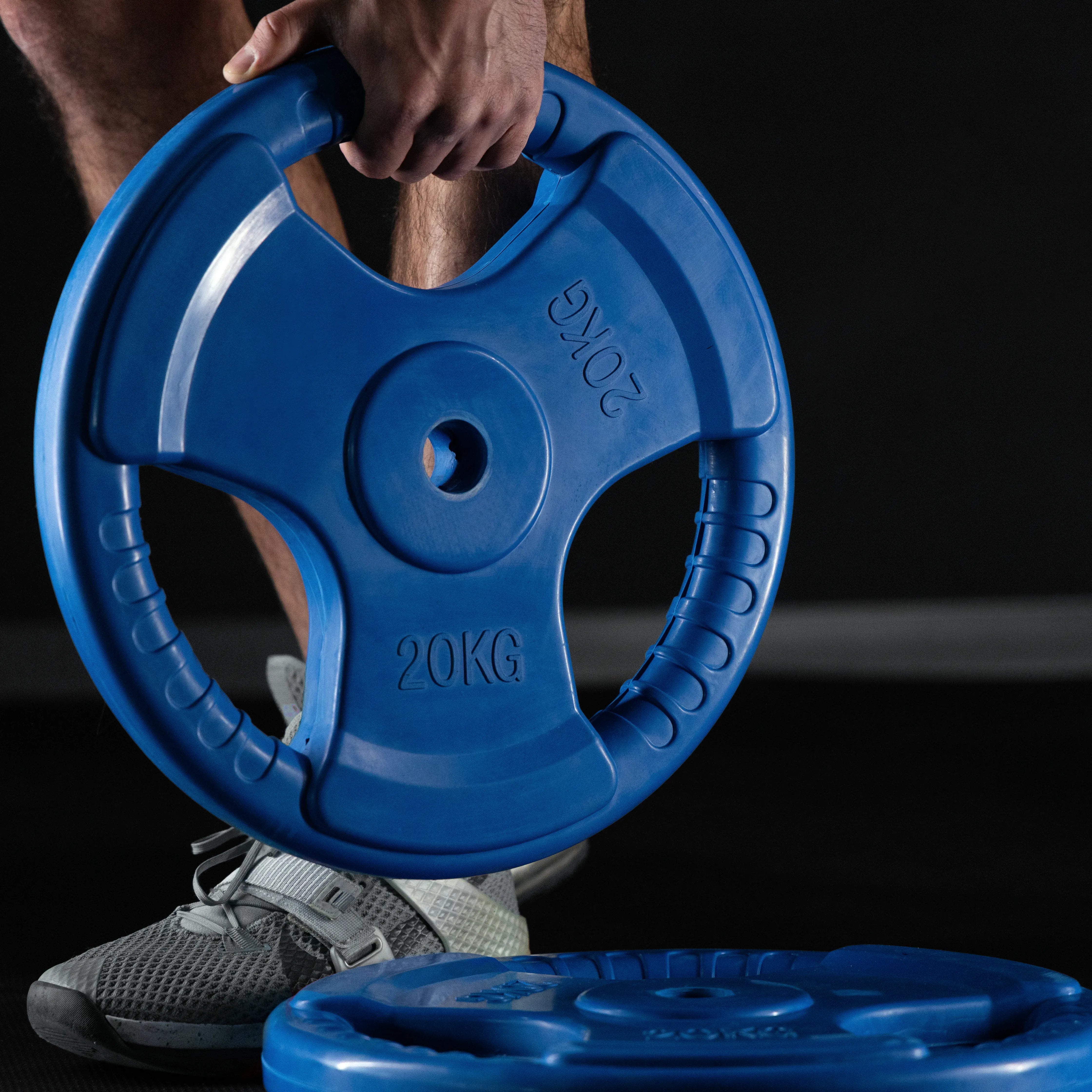 gorilla-sports-hantelscheibe-gummi-gripper-30-31-mm-1-25-bis-25-kg image 2
