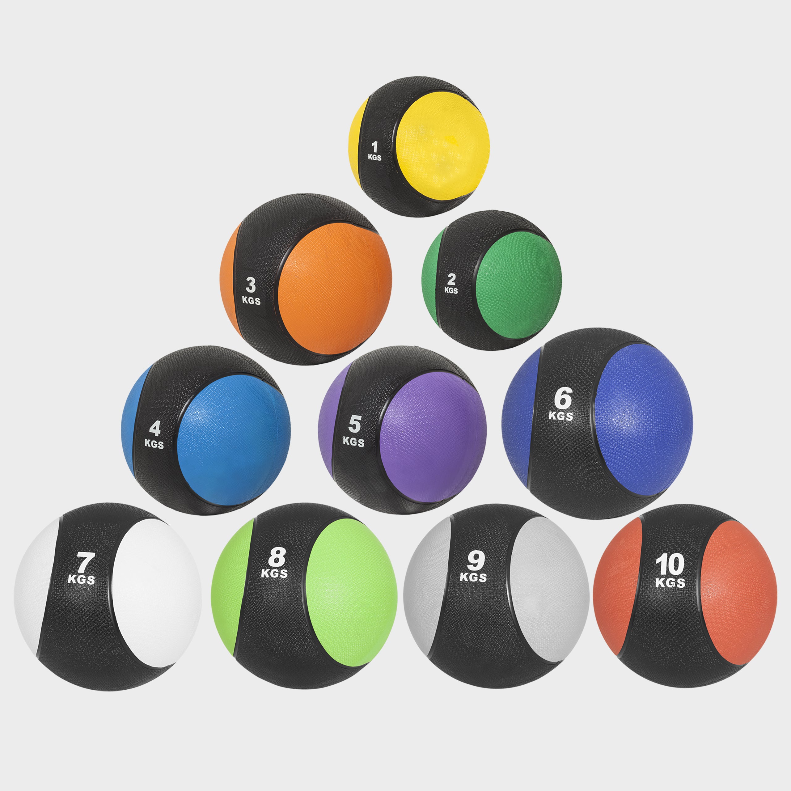 gorilla-sports-medizinball-aus-gummi-1-10-kg image 1