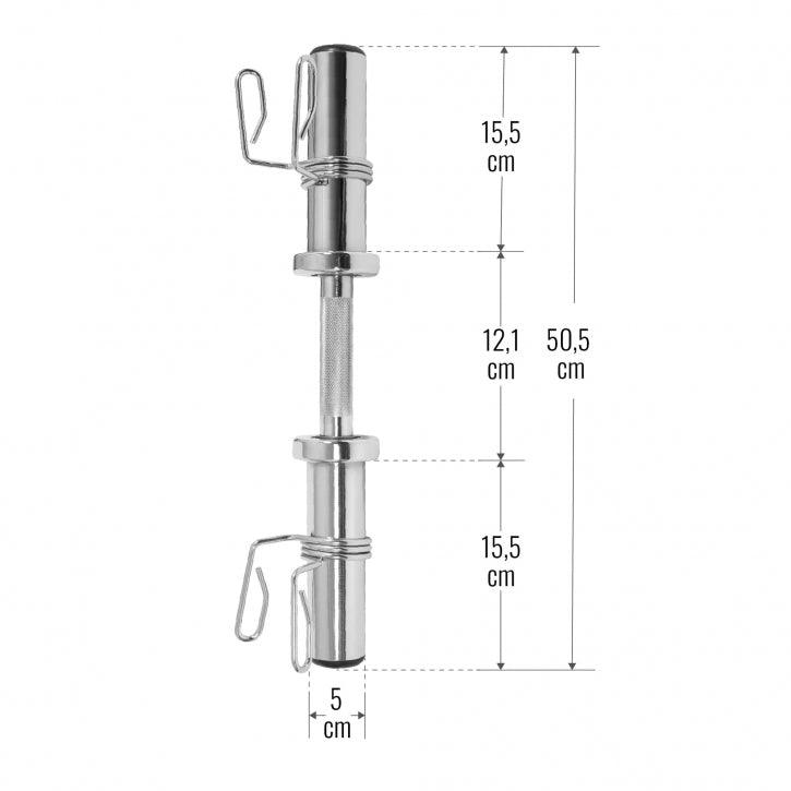 gorilla-sports-kurzhantel-olympia-50-cm-mit-verschl-ssen image 5