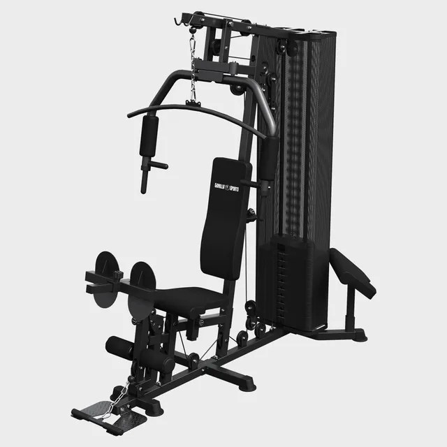 gorilla-sports-kraftstation-home-gym-multigym-inkl-steckgewichte image 1