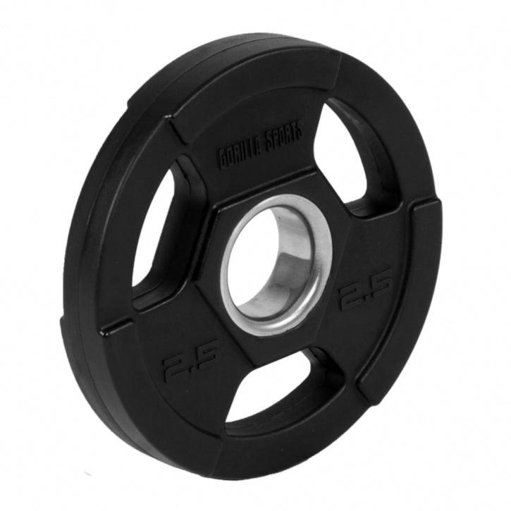 gorilla-sports-hantelscheibe-profi-2-olympia-kunststoff-gripper-50-51-mm image 3