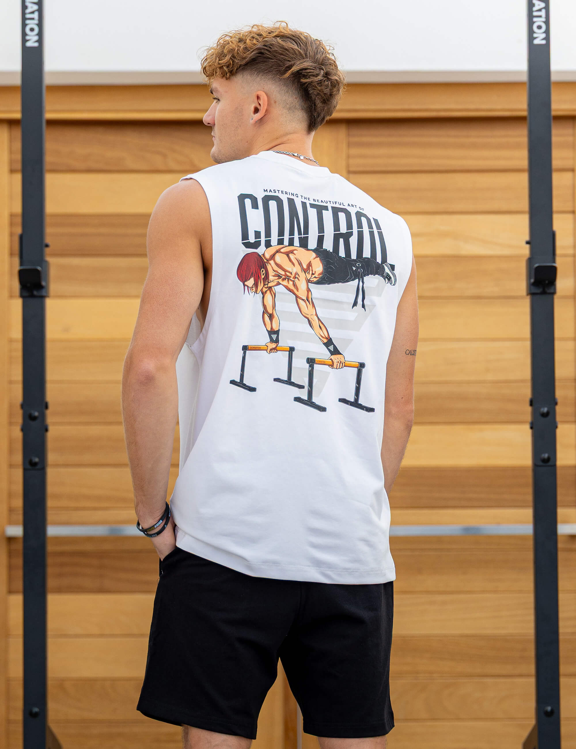 gornation-anime-oversized-tank-top-control-streetwear-tank image 1