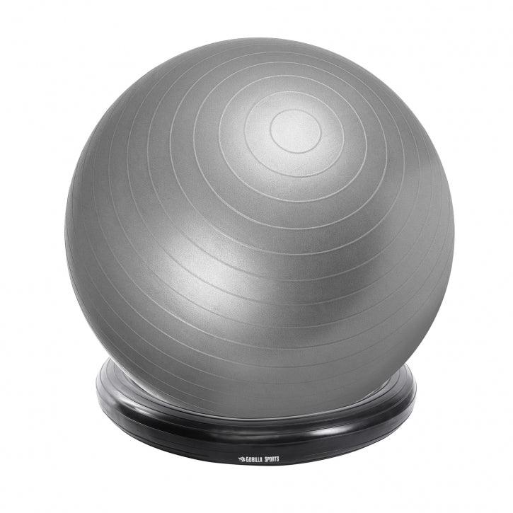 gorilla-sports-ballschale-aufblasbar-f-r-gymnastikball-55-75-cm-schwarz image 2