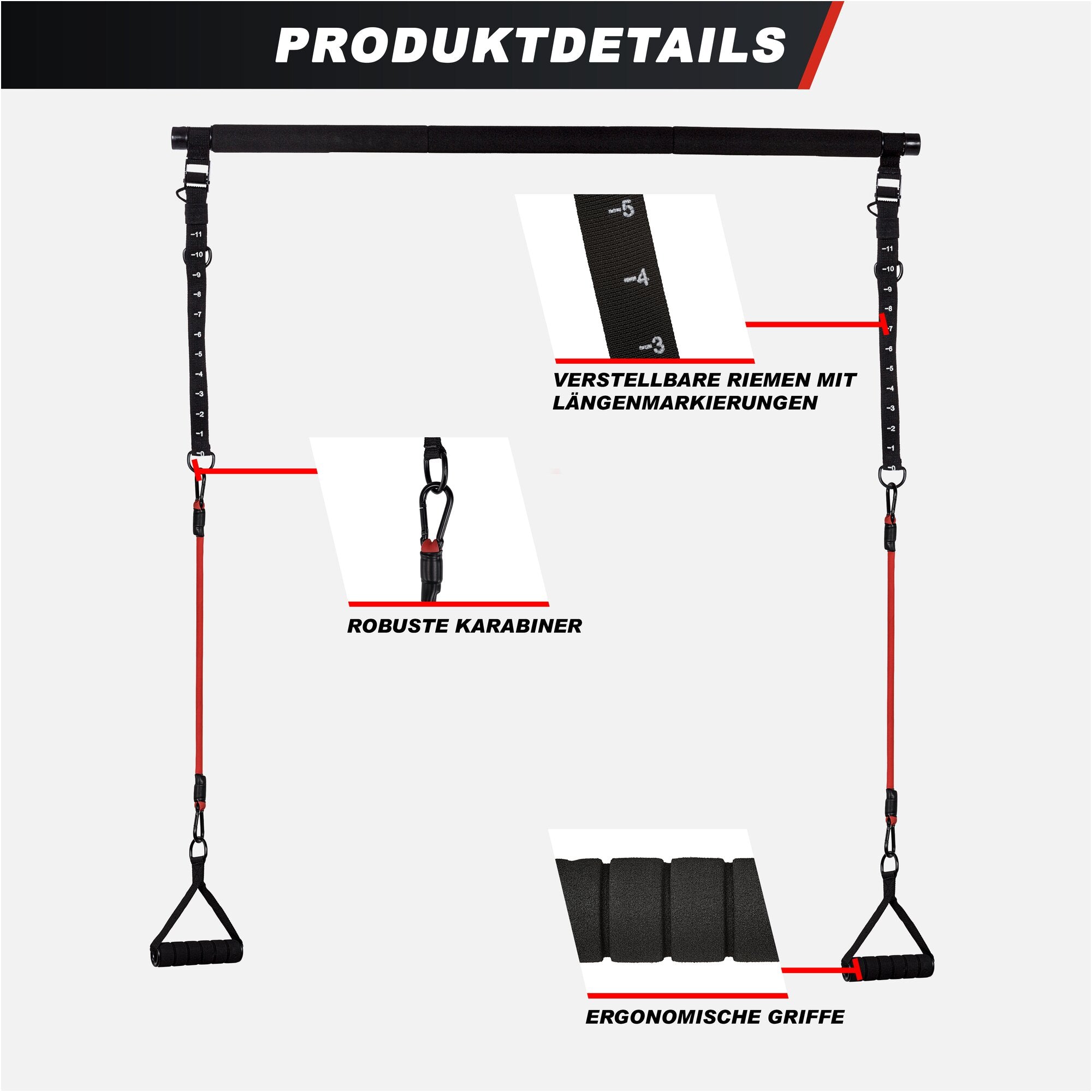 gorilla-sports-pilates-set-mit-stange-und-widerstandsb-ndern-13-18-23-kg image 3