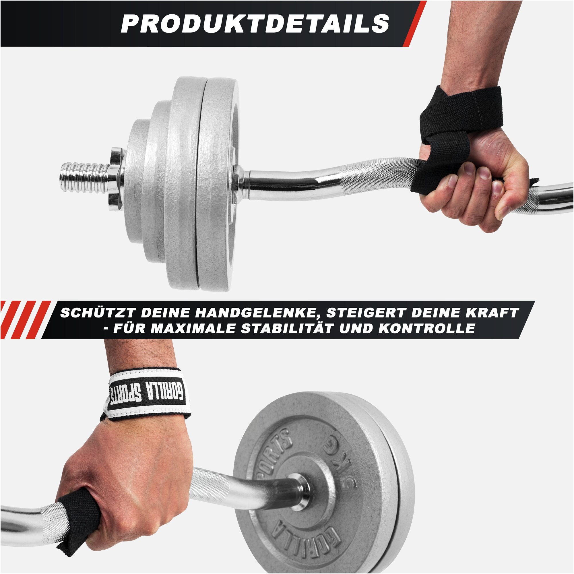 gorilla-sports-zughilfen-2er-set-lifting-straps-schwarz-wei-55-cm image 3
