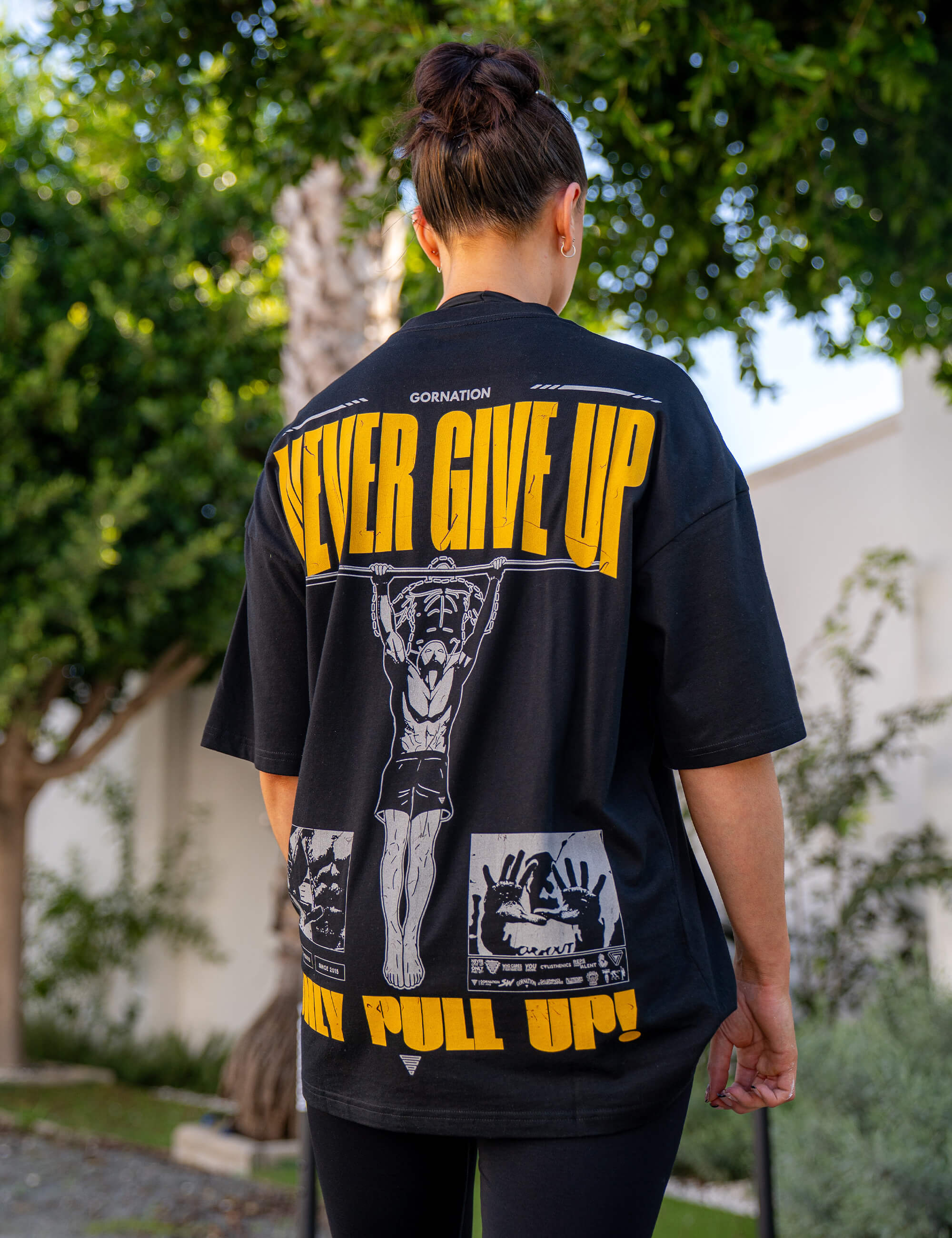 gornation-never-give-up-oversized-t-shirt-limited-edition image 6