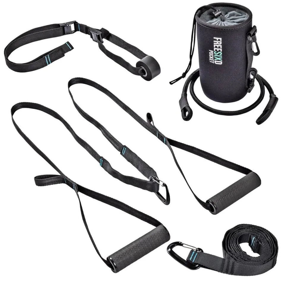 pullup-dip-freesixd-pocket-mobiler-mini-schlingentrainer-schwarz image 1