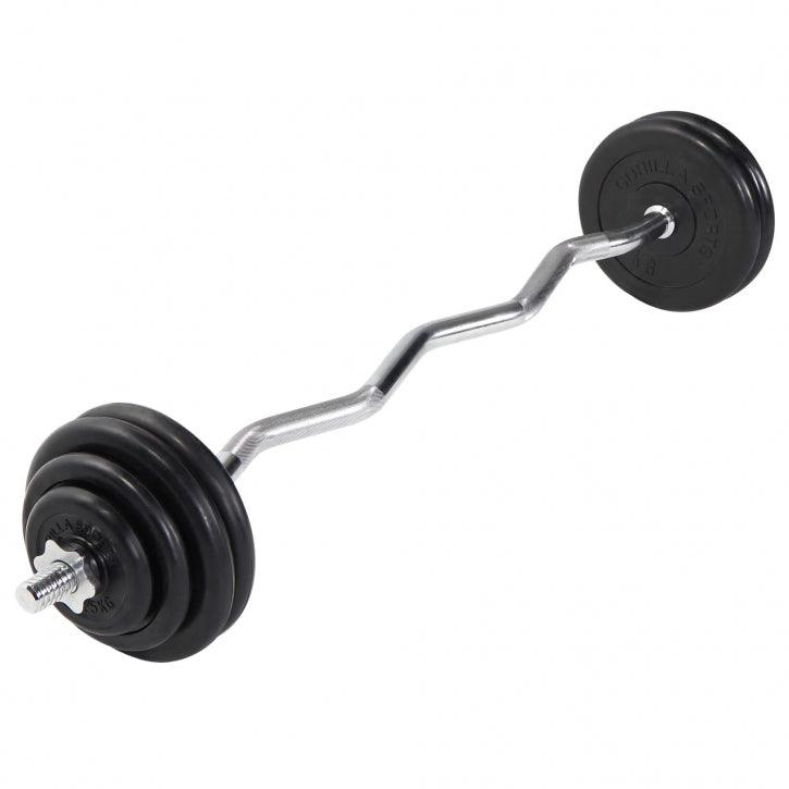 gorilla-sports-sz-curlset-gummi-35-kg-mit-sternverschl-ssen image 1