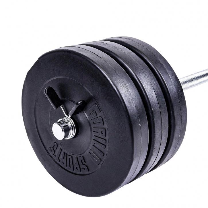 gorilla-sports-langhantel-set-kunststoff-38-kg image 5