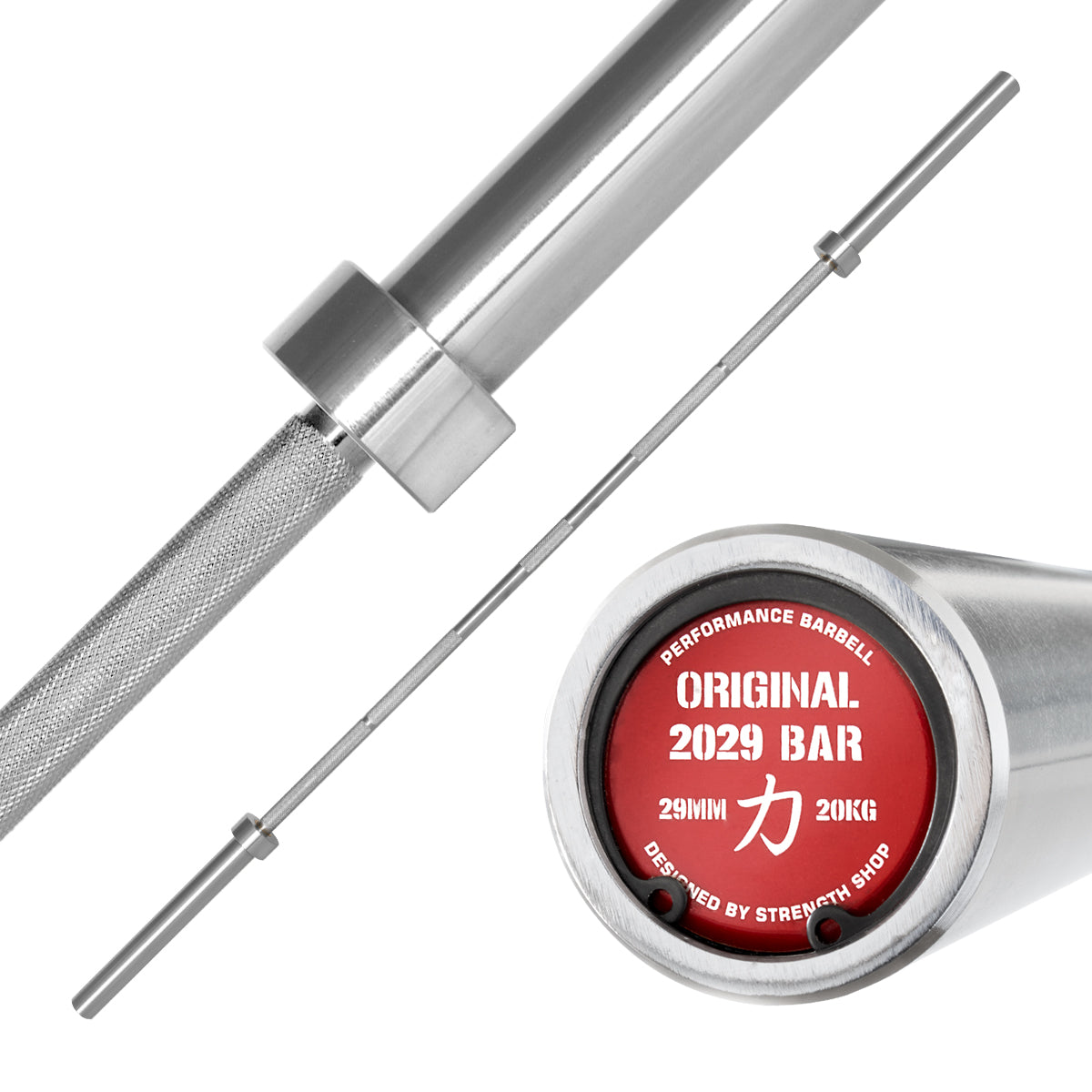 strength-shop-original-2029-power-bar-langhantel-chrom-29-mm image 1