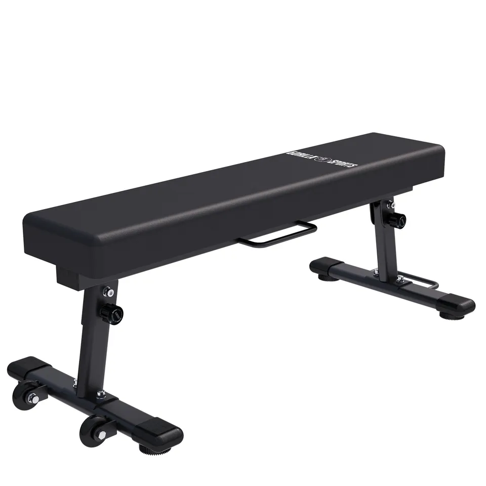 gorilla-sports-flachbank-klappbar-mit-tragegriff-bis-400-kg image 1