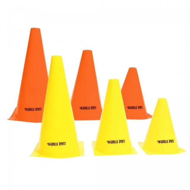 gorilla-sports-h-tchen-10-er-set-pylone-17-cm-30-cm image 1