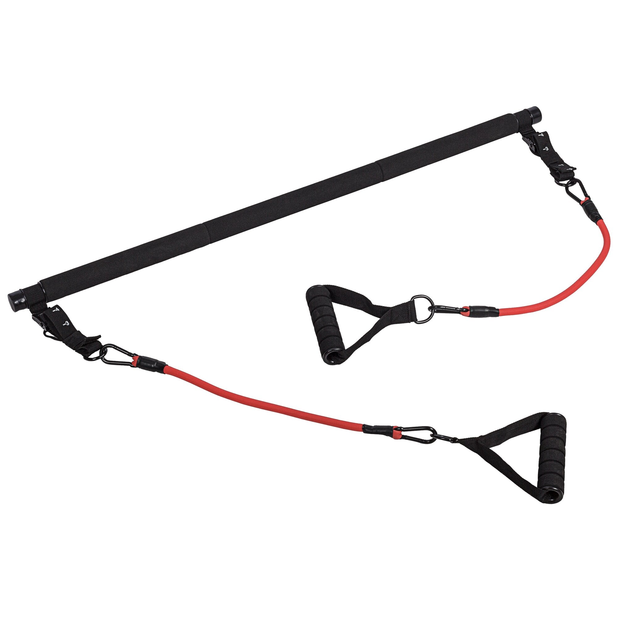 gorilla-sports-pilates-set-mit-stange-und-widerstandsb-ndern-13-18-23-kg image 1