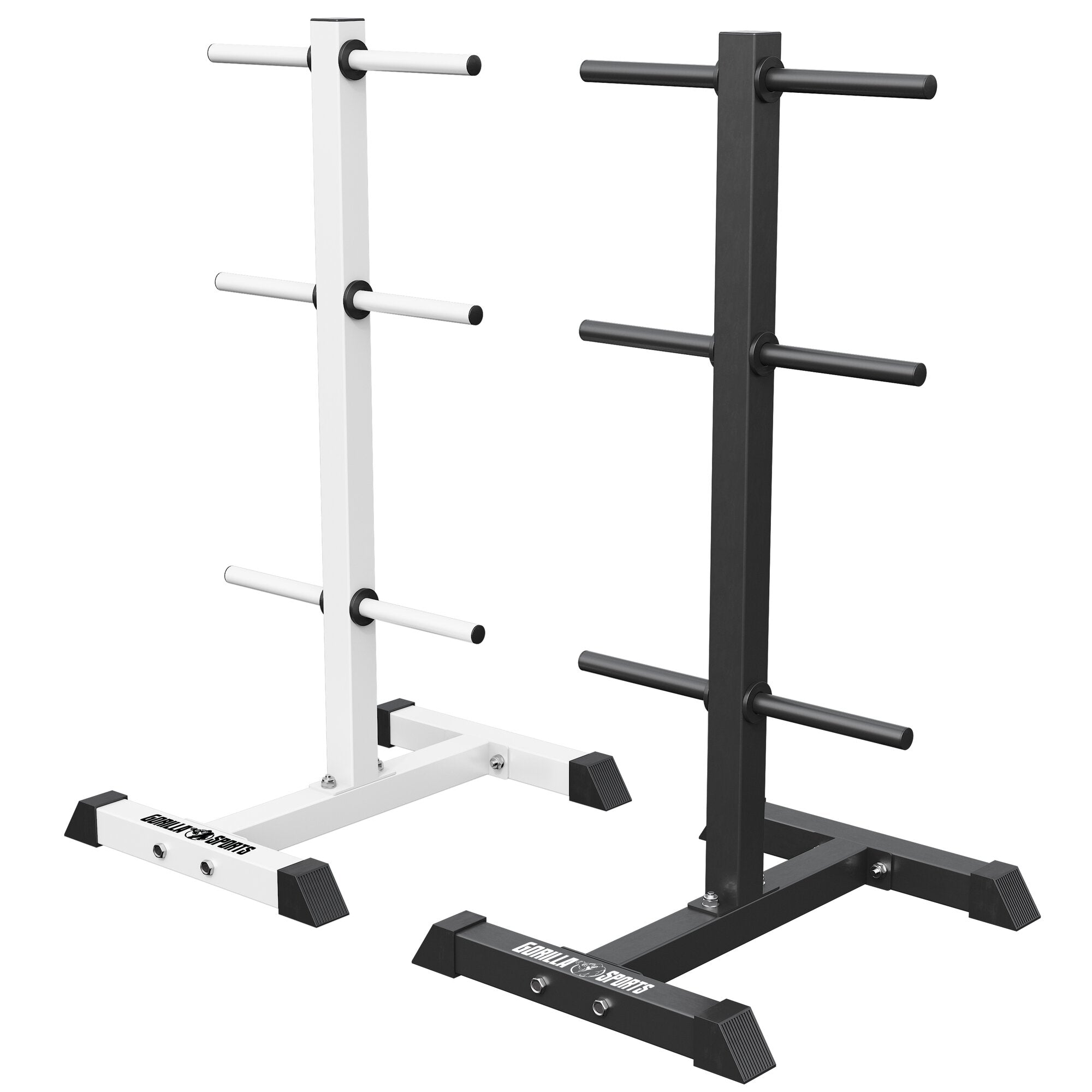 gorilla-sports-hantelscheibenst-nder-mit-3-stangen-6-aufnahmen-bis-200-kg image 1