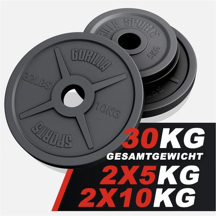 gorilla-sports-hantelscheibe-gusseisen-olympia-1-25-25-kg-50-51-mm image 4