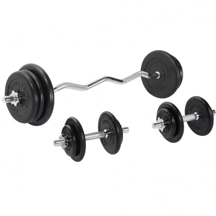 gorilla-sports-sz-curlset-gummi-70-kg-mit-sternverschl-ssen image 1