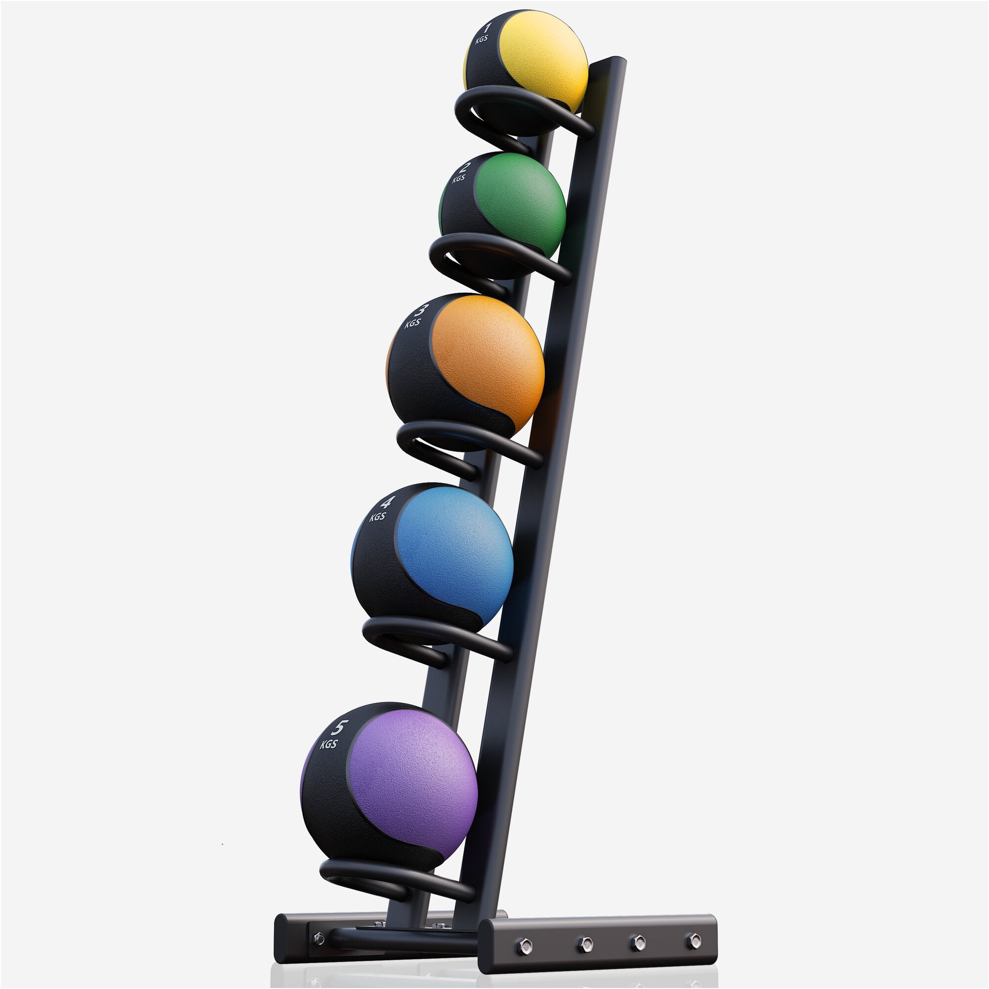 gorilla-sports-medizinball-set-gummi-1-5-kg-inkl-st-nder image 6