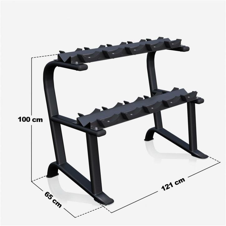 gorilla-sports-hantelablage-mit-2-ablagen-f-r-5-kurzhantel-paare image 5