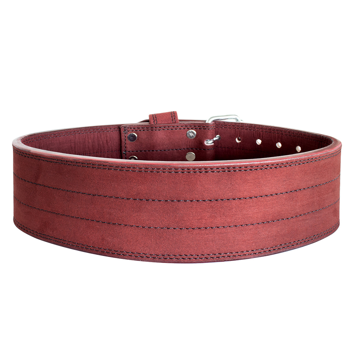 strength-shop-zweizinkiger-dreikampfg-rtel-10mm-weinrot-ipf-bvdk image 3