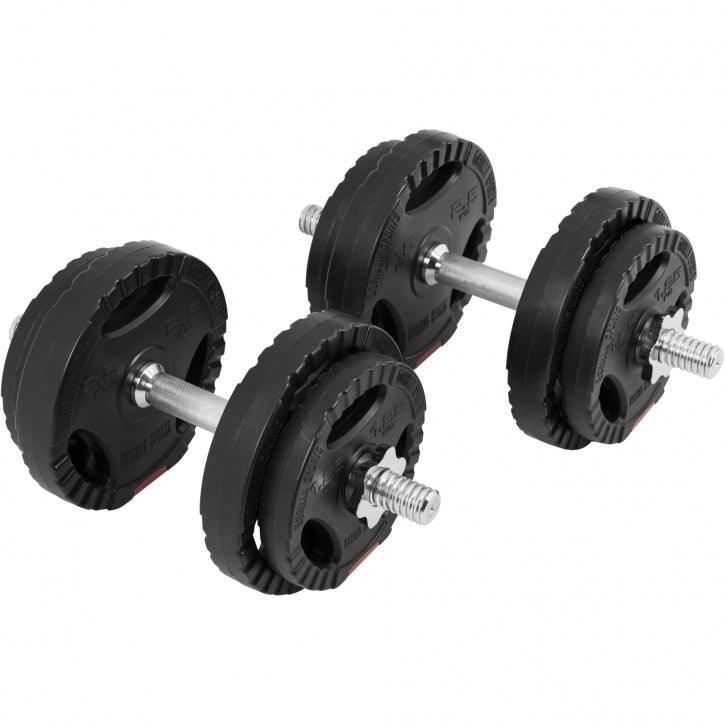 gorilla-sports-kurzhantel-set-kunststoff-gripper-20-kg-mit-sternverschl-ssen image 1