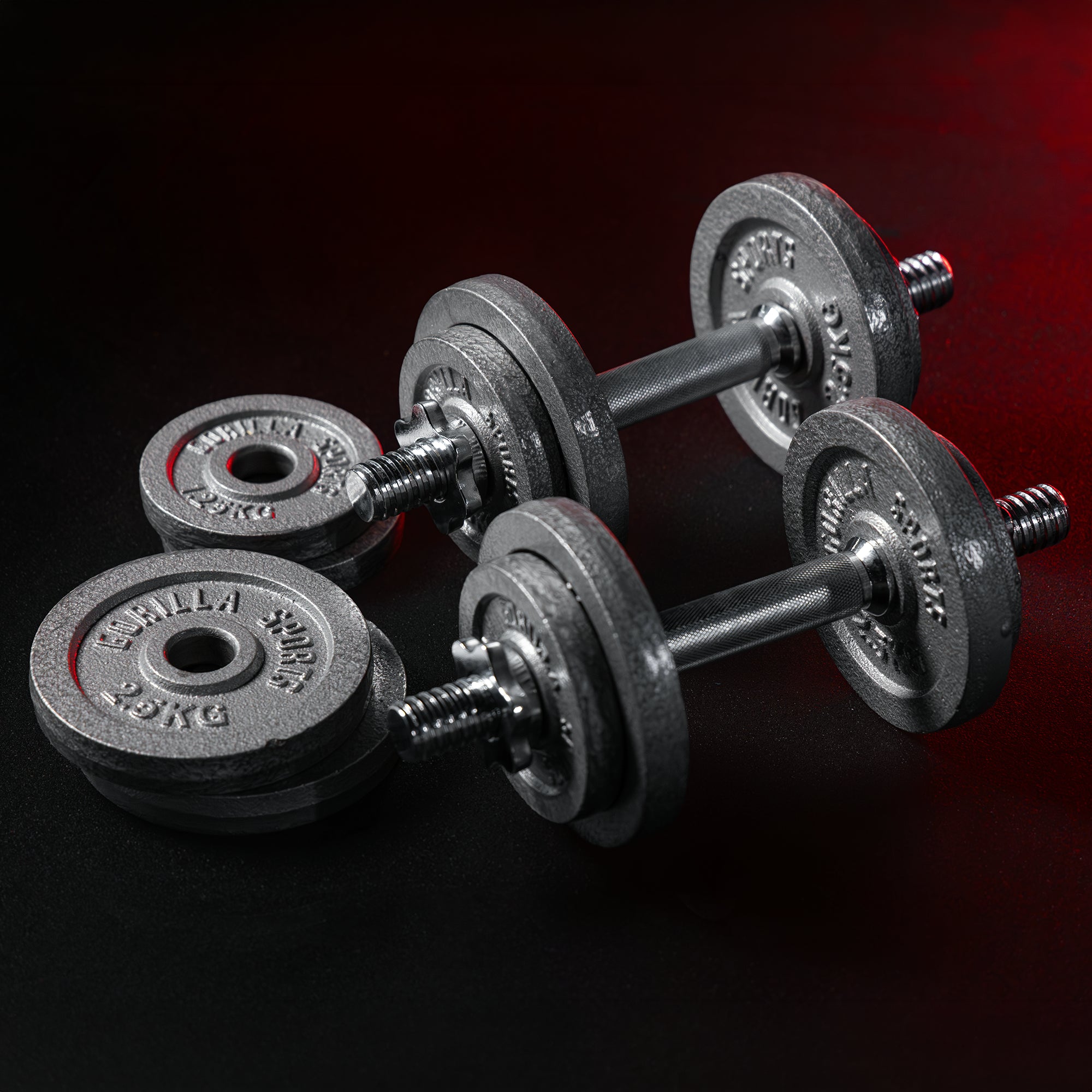 gorilla-sports-kurzhantel-set-gusseisen-27-5-kg-mit-sternverschl-ssen image 3