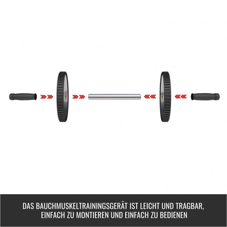 gorilla-sports-ab-roller-mit-unterlegmatte-kniematte-schwarz image 5