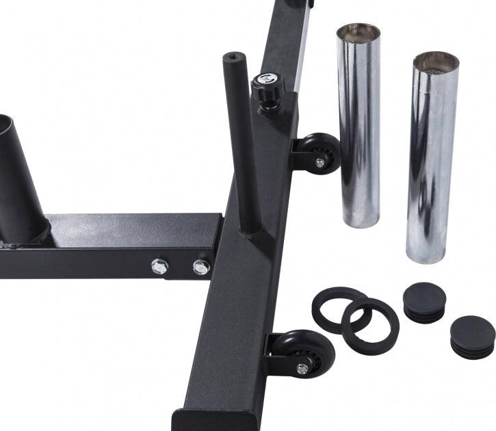 gorilla-sports-squat-rack-inkl-olympia-langhantelset-profi-140-kg image 8