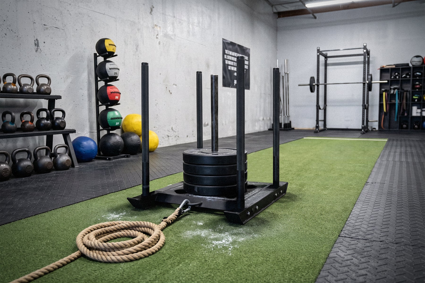 strength-shop-4-stangen-gewichtsschlitten-competition-push-pull-sled image 2