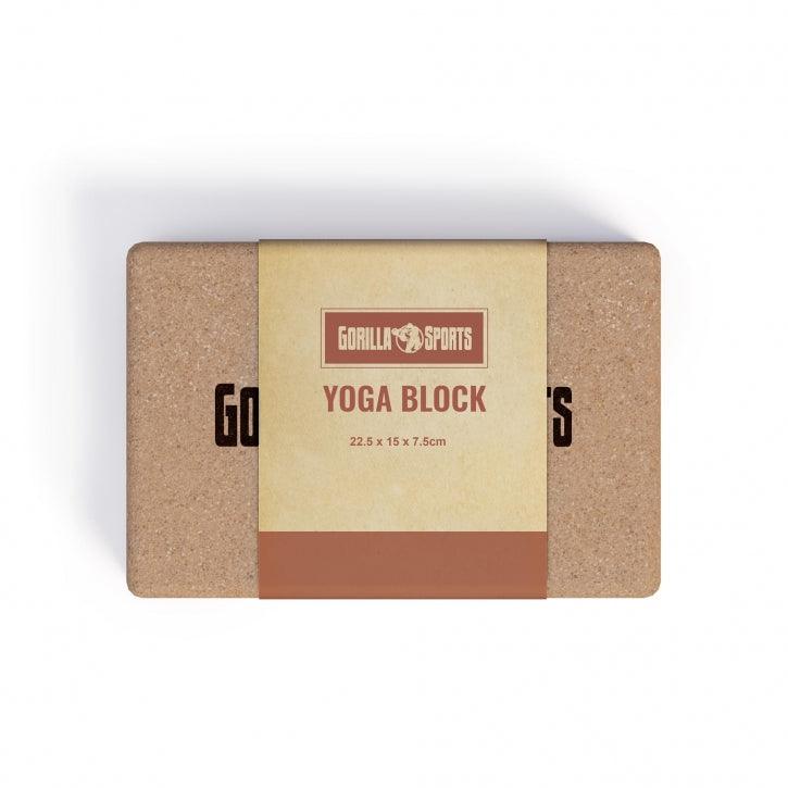 gorilla-sports-yoga-block-aus-kork-22-5-x-15-x-7-5-cm image 3