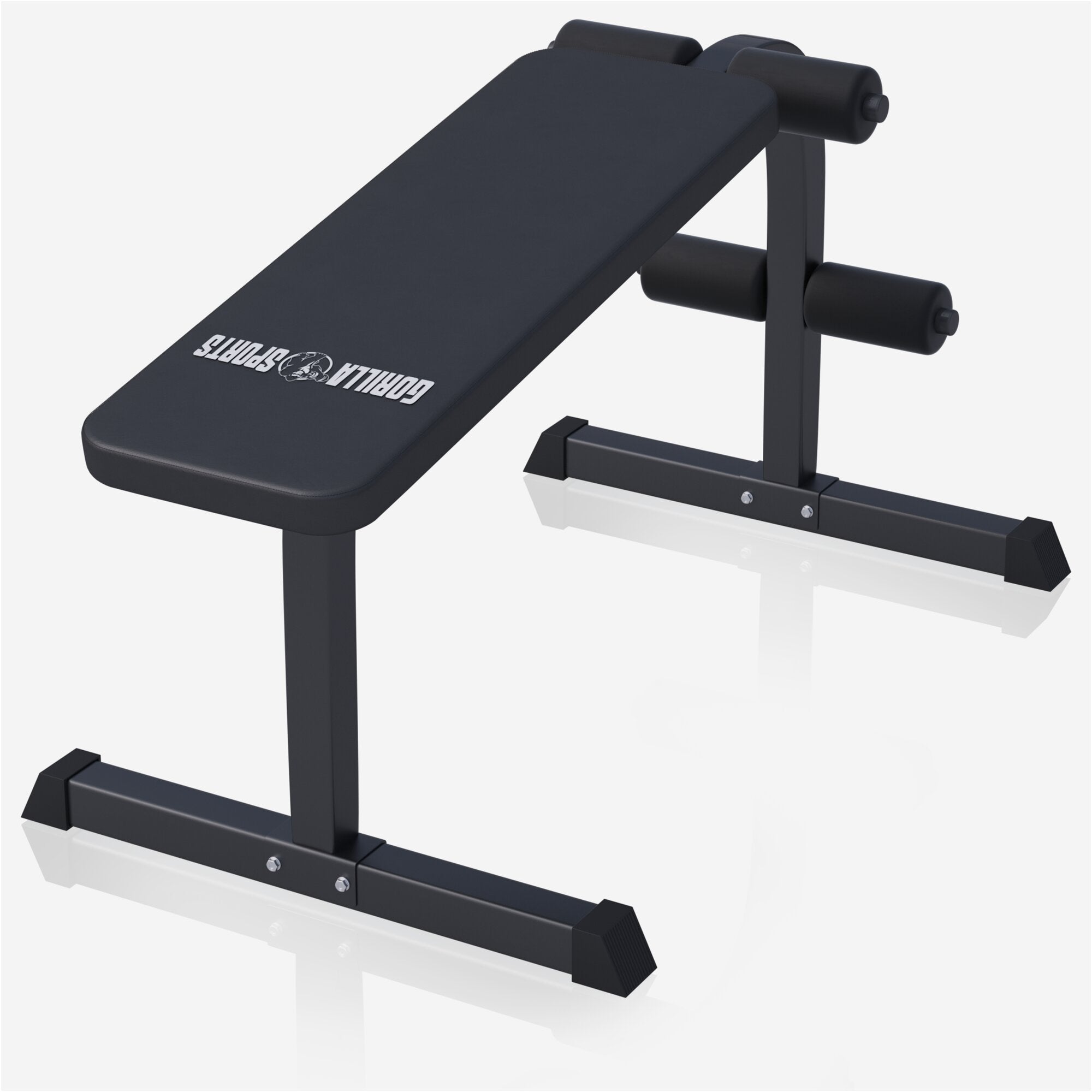 gorilla-sports-sit-up-hantelbank-wei-schwarz-flachbank image 6