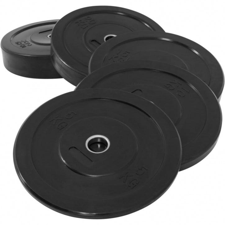 gorilla-sports-bumper-plates-gummi-olympia-5-25-kg-hantelscheiben image 1