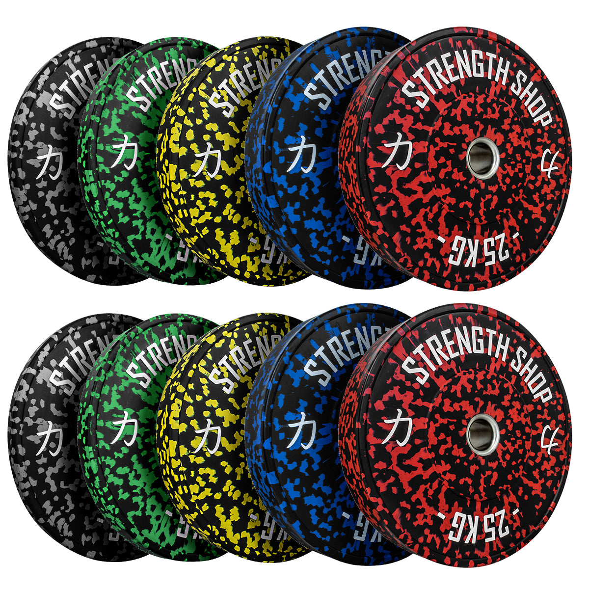 strength-shop-fleck-gummi-bumper-plate-hantelscheibe-5kg-25kg image 6