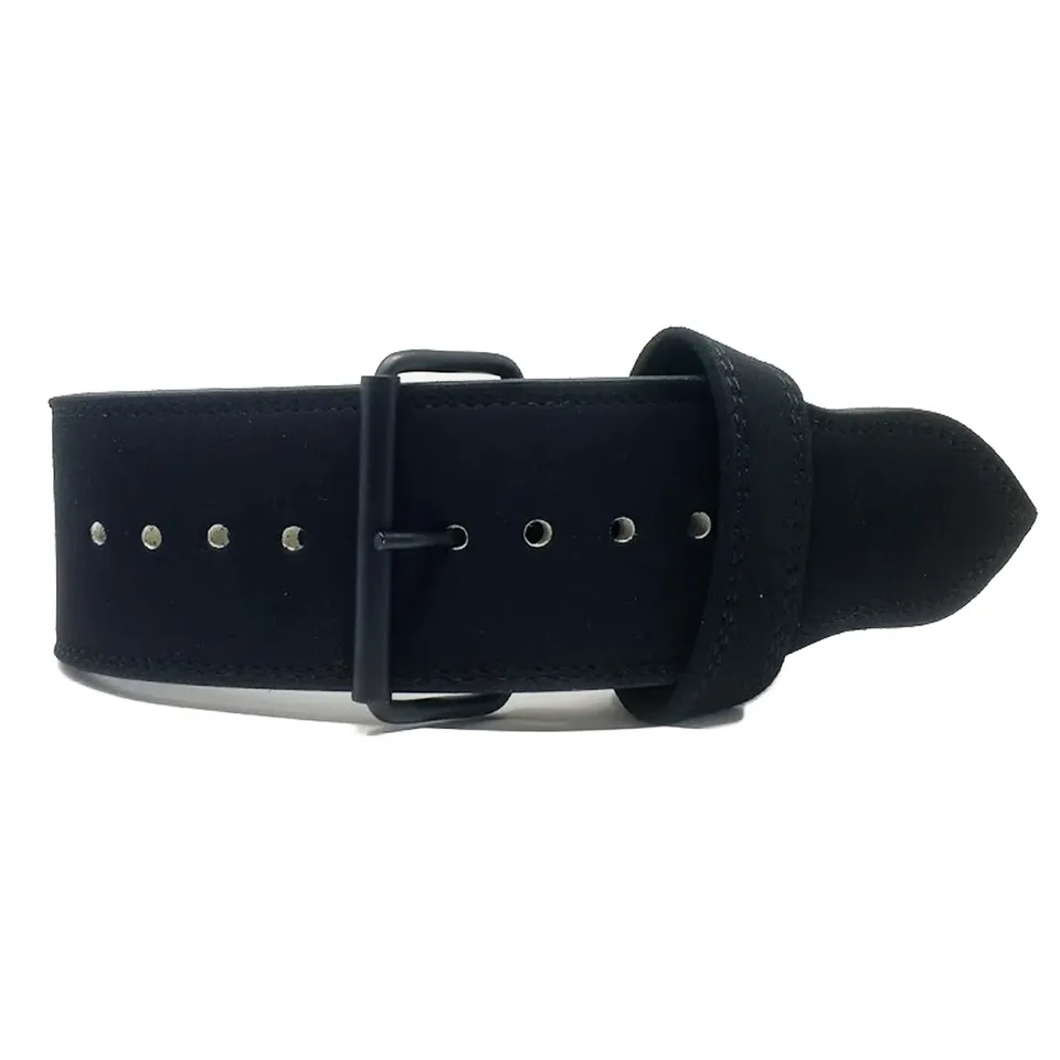 strength-shop-einzinkiger-dreikampfg-rtel-13mm-schwarz-ipf-standard image 1
