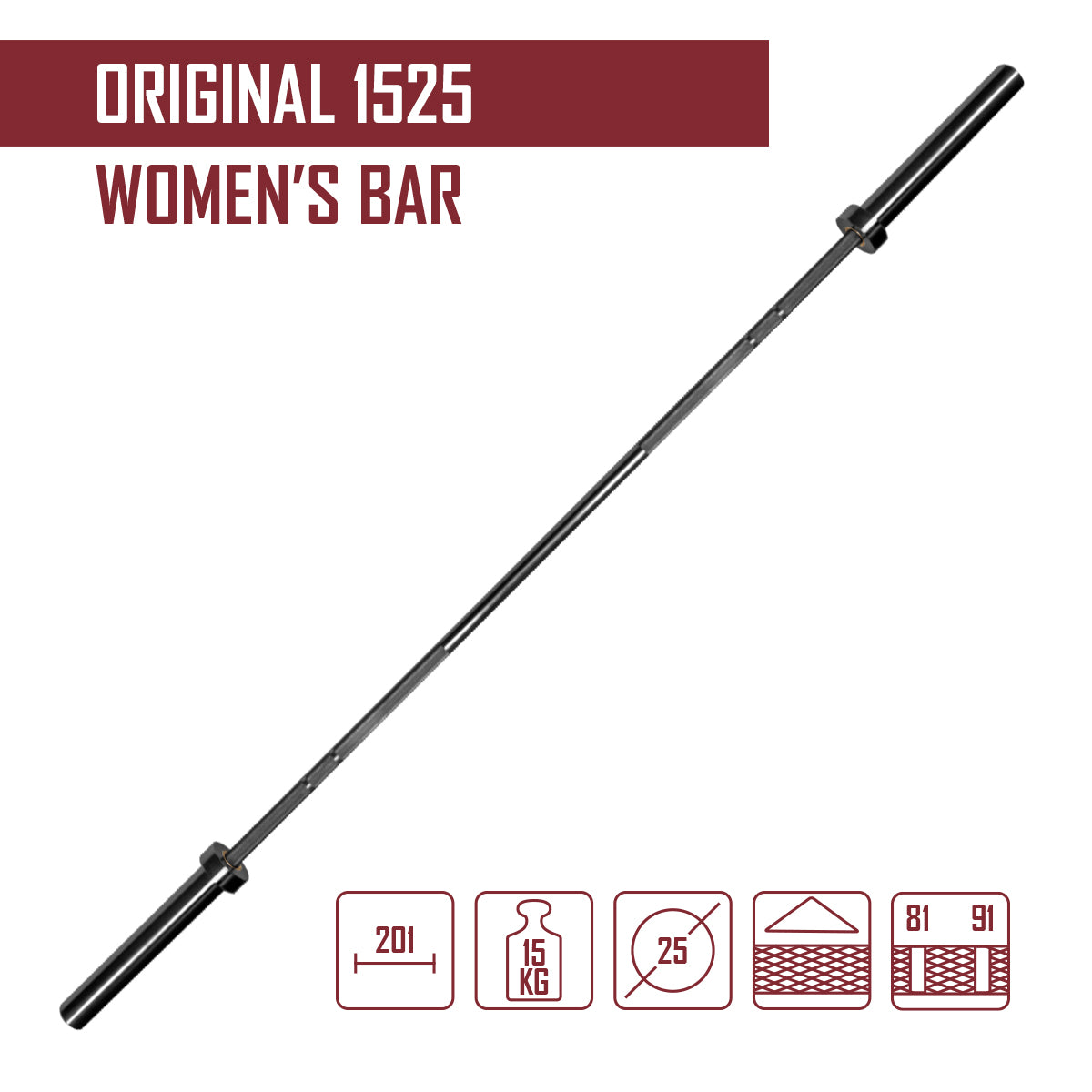 strength-shop-original-1525-frauen-langhantel-15-kg image 2