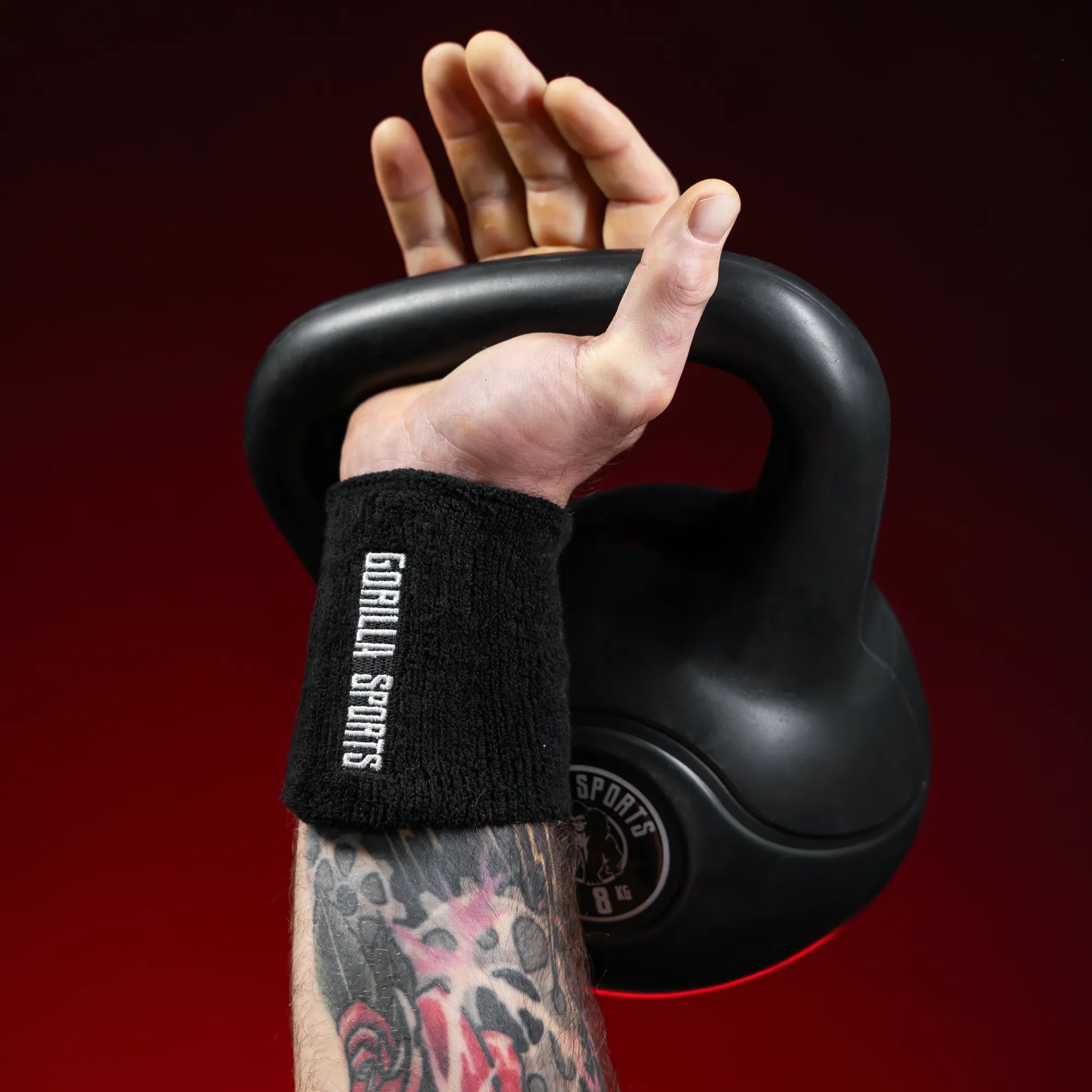gorilla-sports-kettlebell-wristlet-handgelenkschutz-paar-schwarz image 2