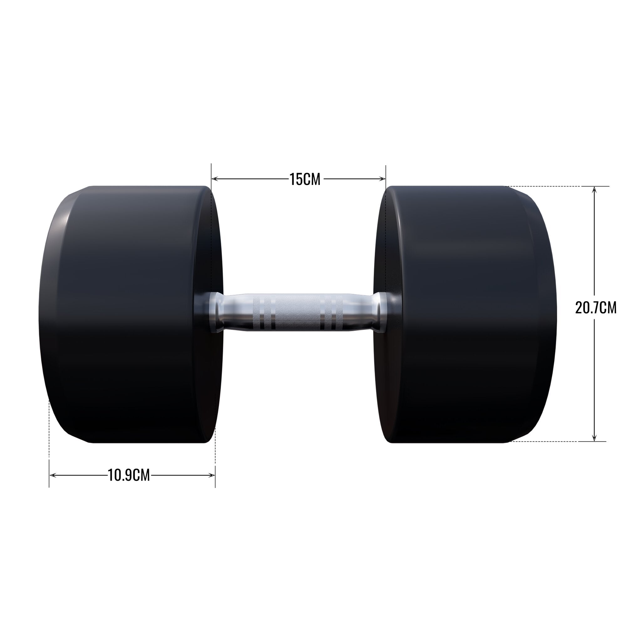 gorilla-sports-kurzhantel-gummi-2-5-40-kg-rundhantel-gusseisen image 6