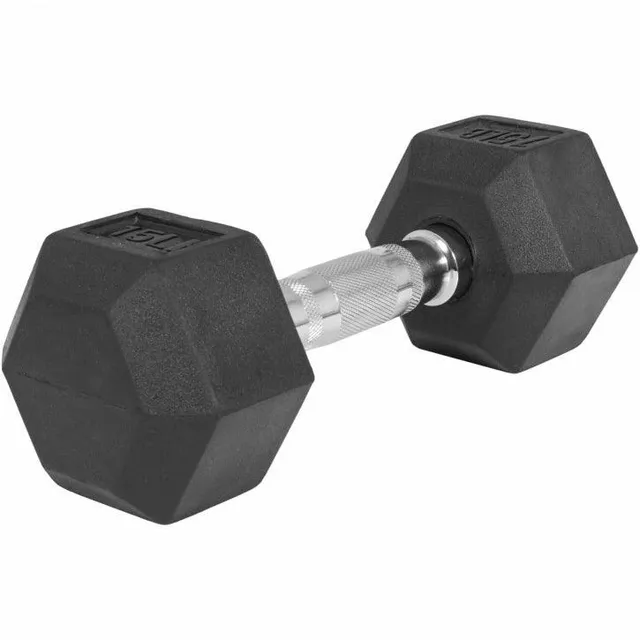 gorilla-sports-hexagon-kurzhantel-gummi-2-3-27-2-kg-5-60-pfund image 1