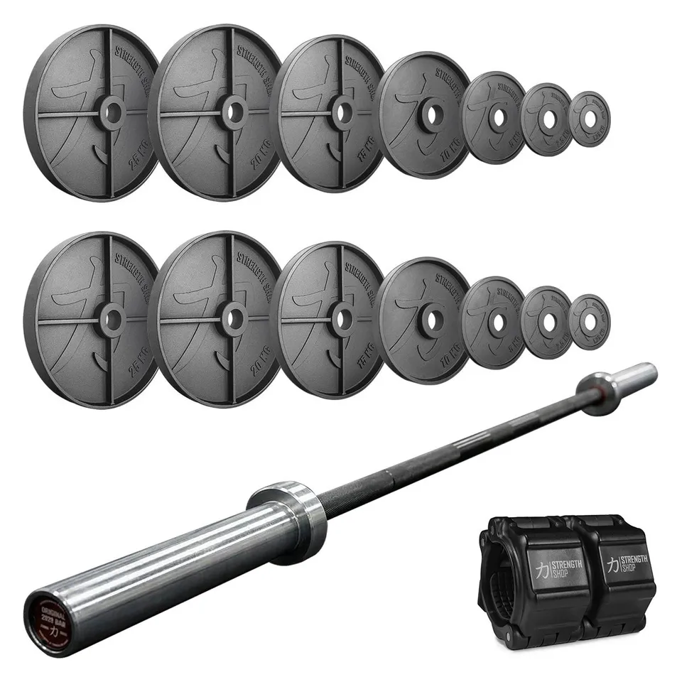 strength-shop-powerlifter-s-legacy-bundle-157-5kg-deep-dish-gusseisen-set-power- image 1