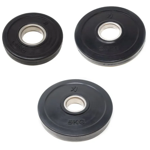 strength-shop-gummierte-hantelscheiben-schwarz-1-25-5-kg-fractional-plates image 1