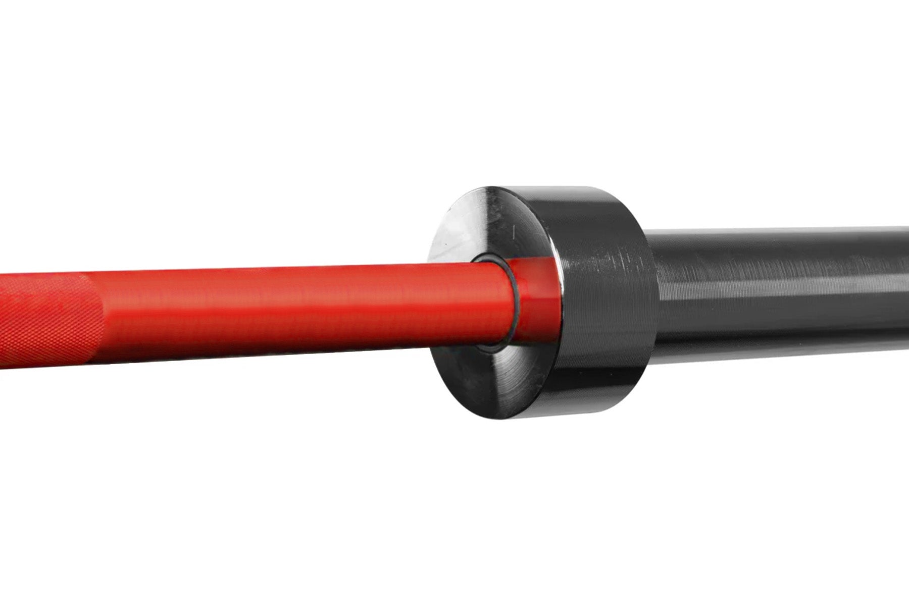 strength-shop-original-texas-deadlift-bar-verchromte-aufnahmen-rote-stange image 2