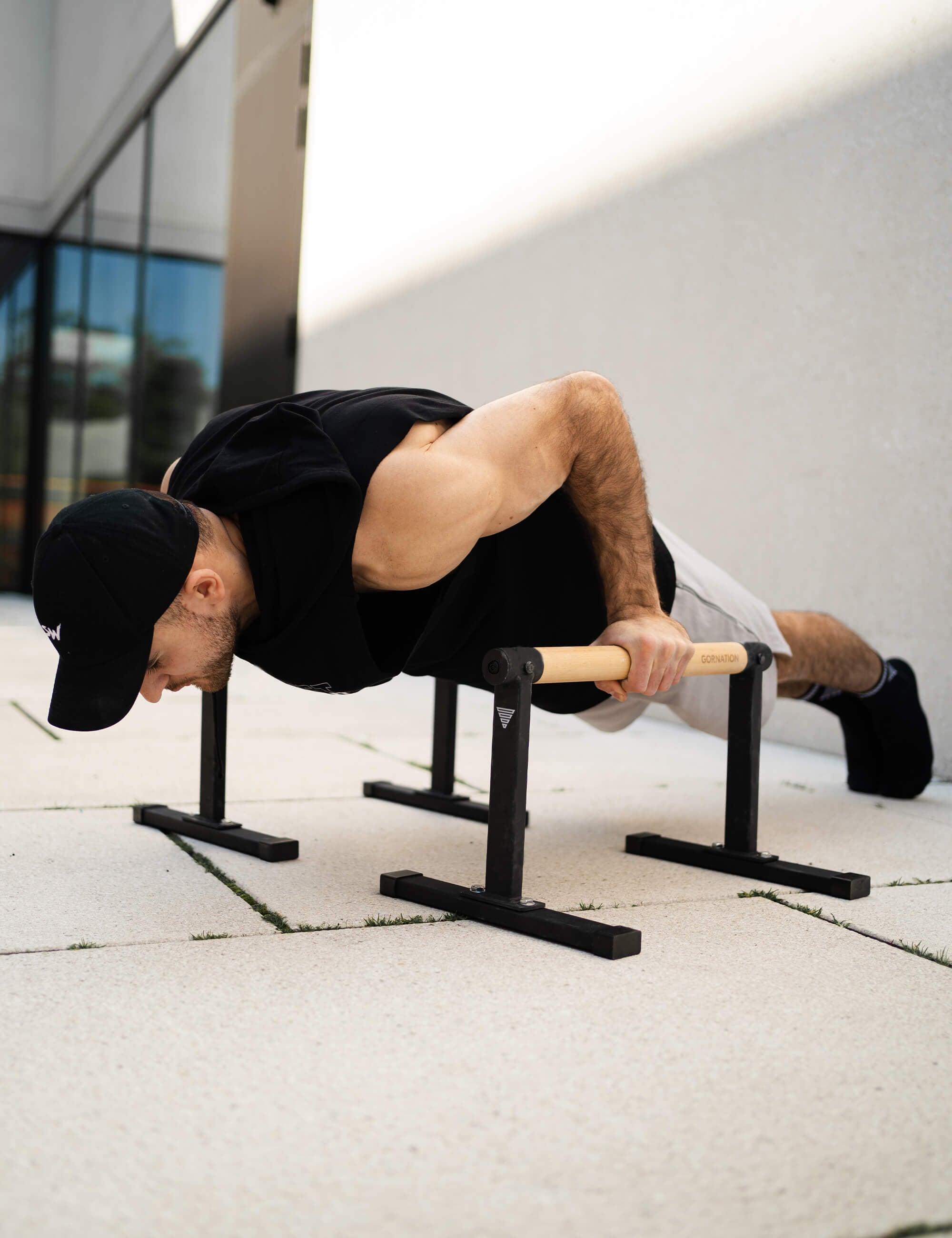 gornation-calisthenics-starter-set-parallettes-resistance-bands-tape-wrist-wraps image 6